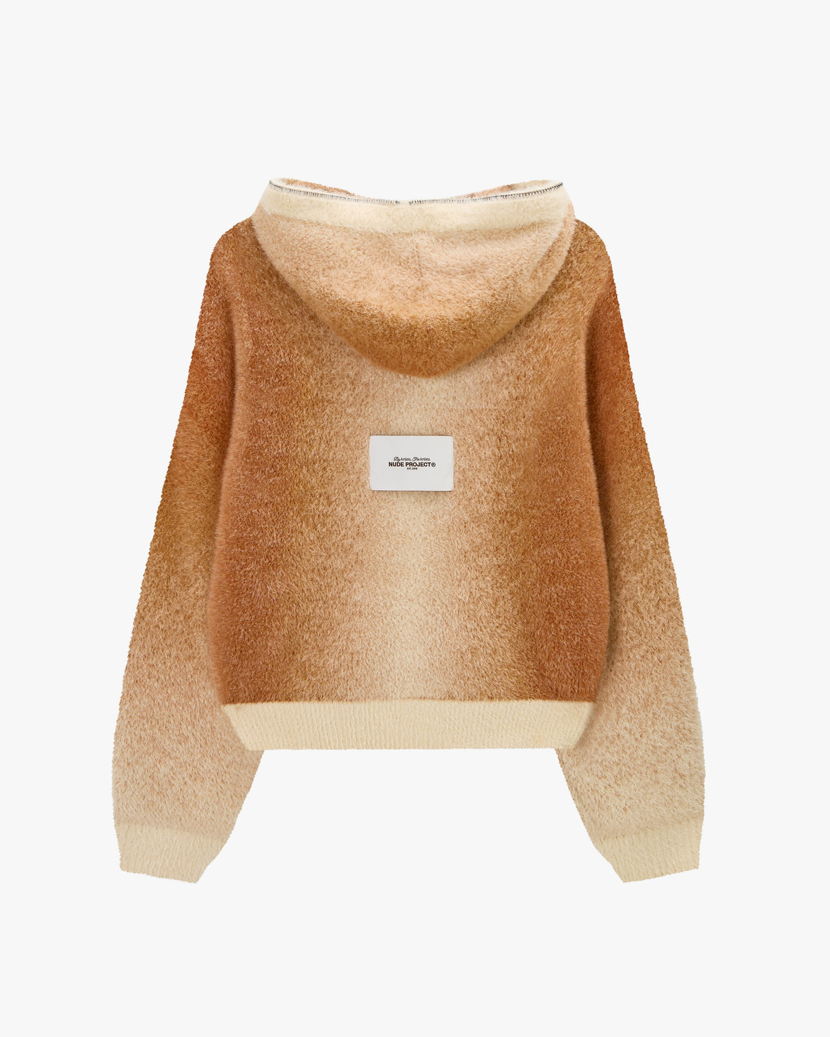 Sudadera Con Cremallera Gradient Marrón