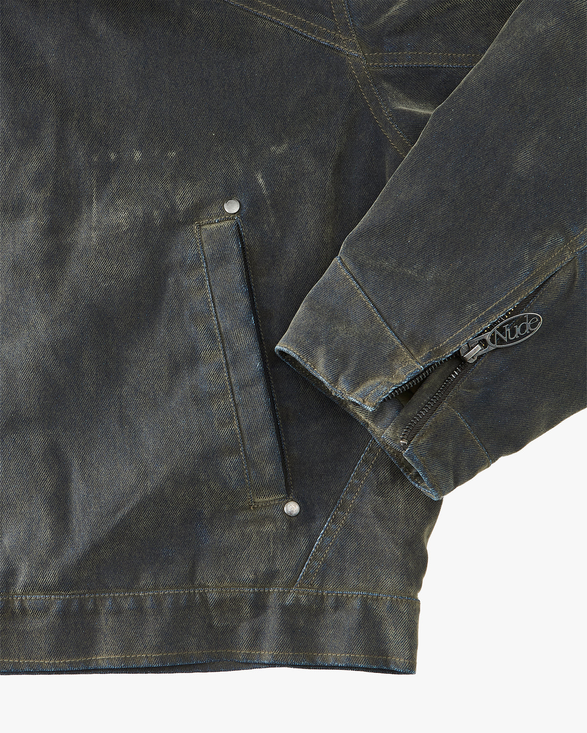 Velvet Denim Worker Jacket