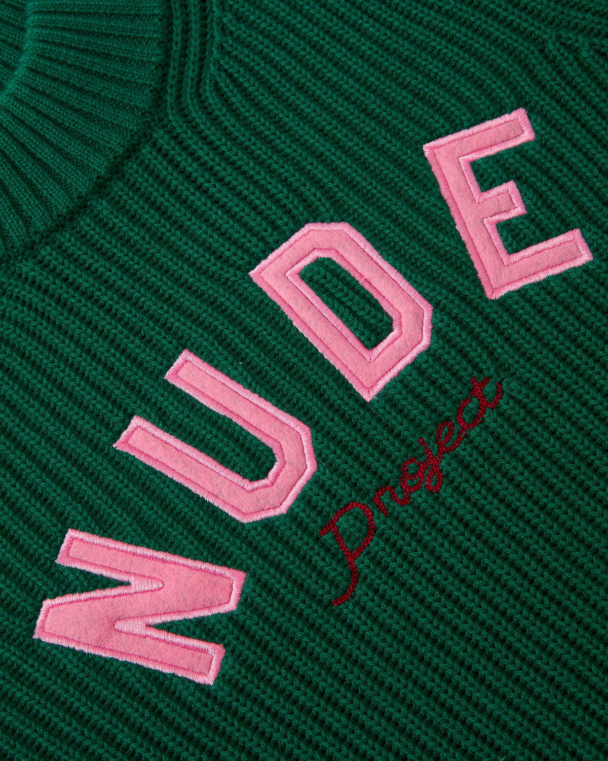 Wifey Knit Cropped Sweater Green