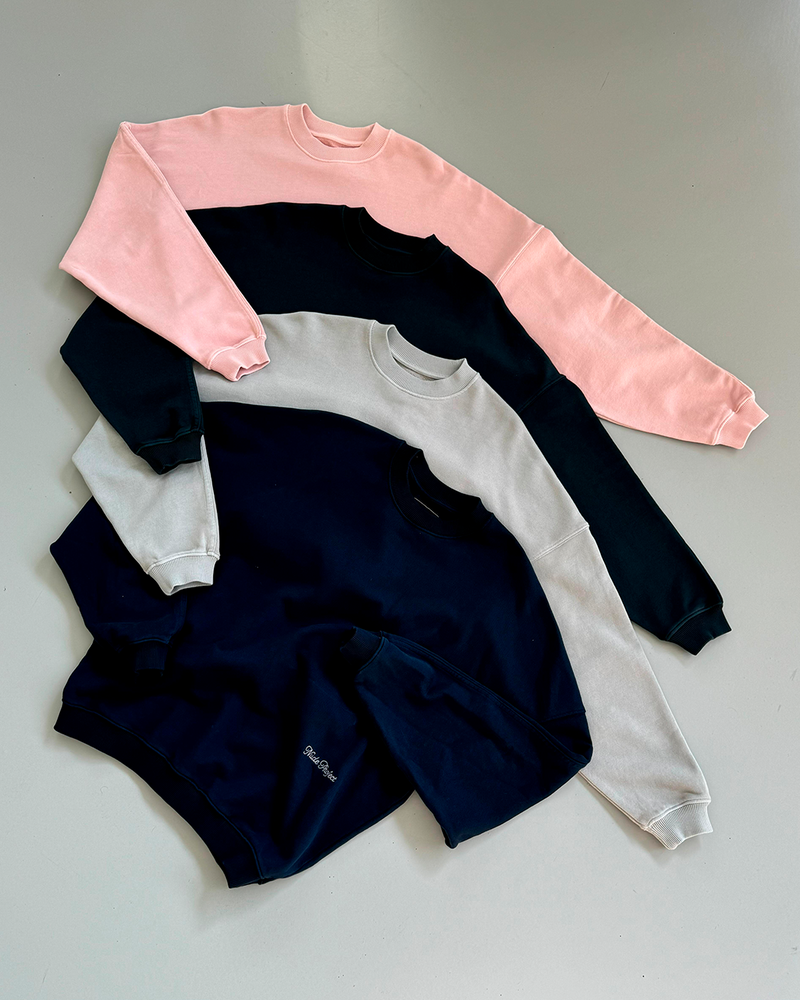 PERFECT BOXY CREWNECK PINK