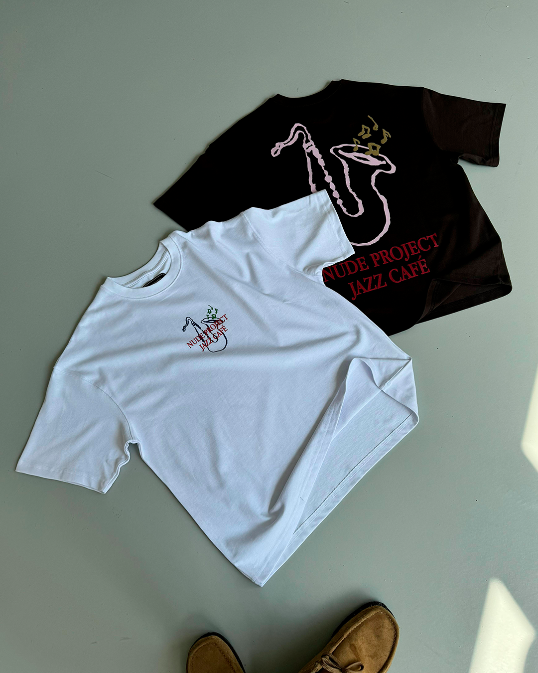 Jazz Café Tee White