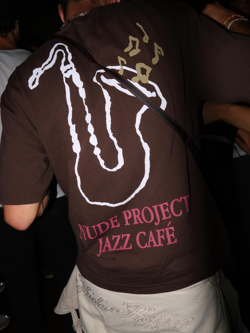 CAMISETA MARRÓN JAZZ CAFE