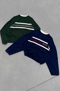 Smith Knit Sweater Navy