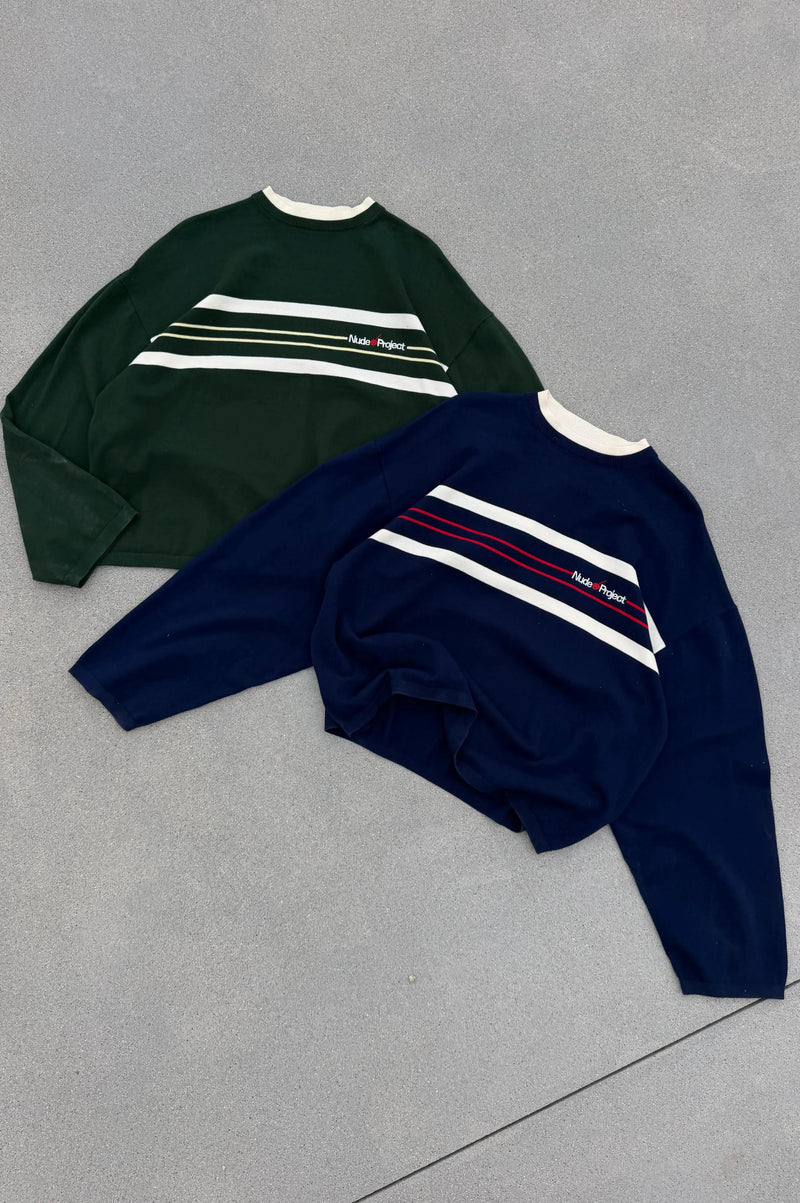 Smith Knit Sweater Navy