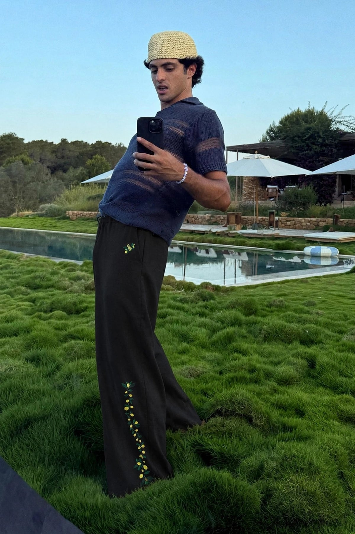 Kimchi Linen Pants Black