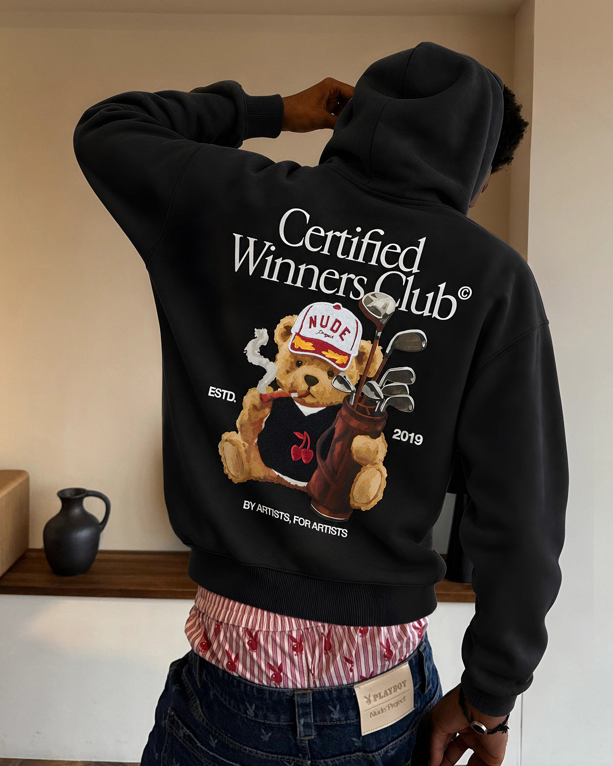 Winner Hoodie Black