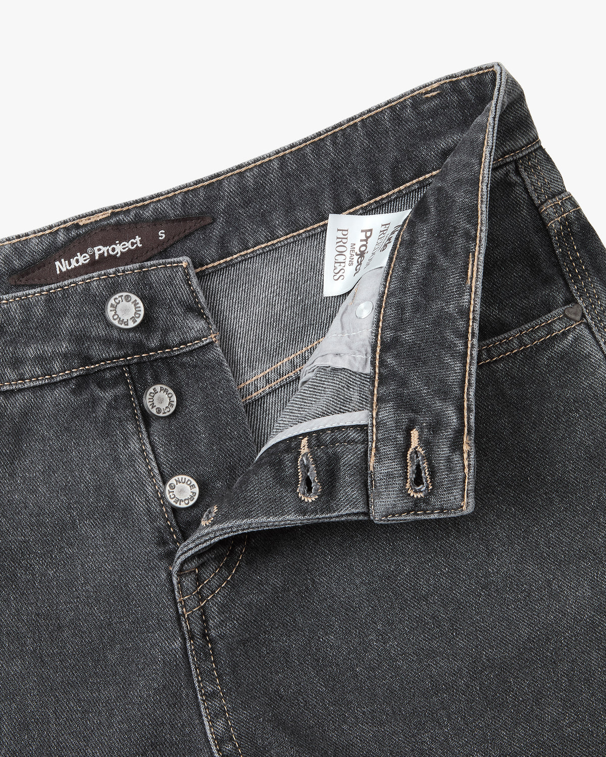 Pantalón Vaquero Straight Negro