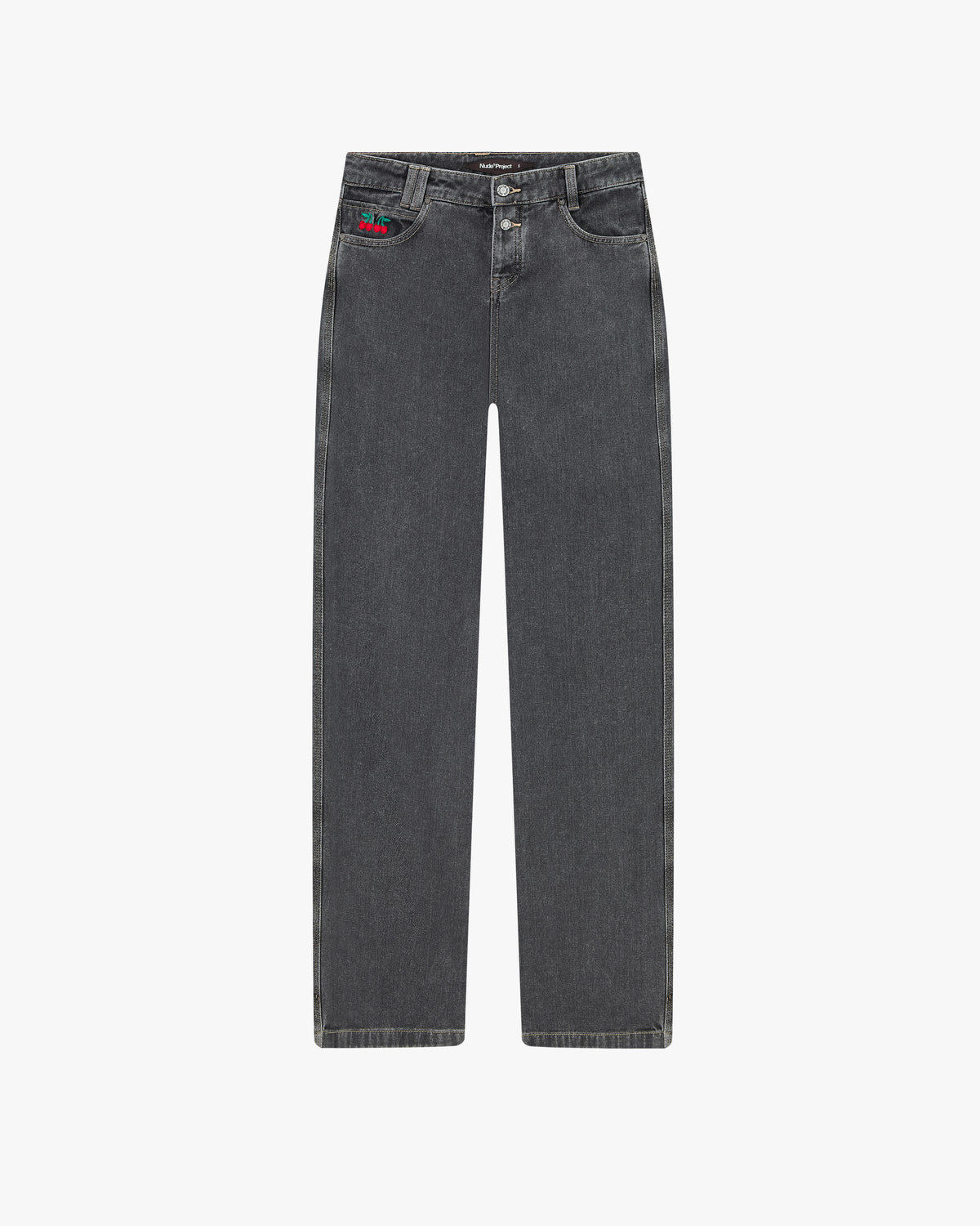 Basic Straight Jeans Black