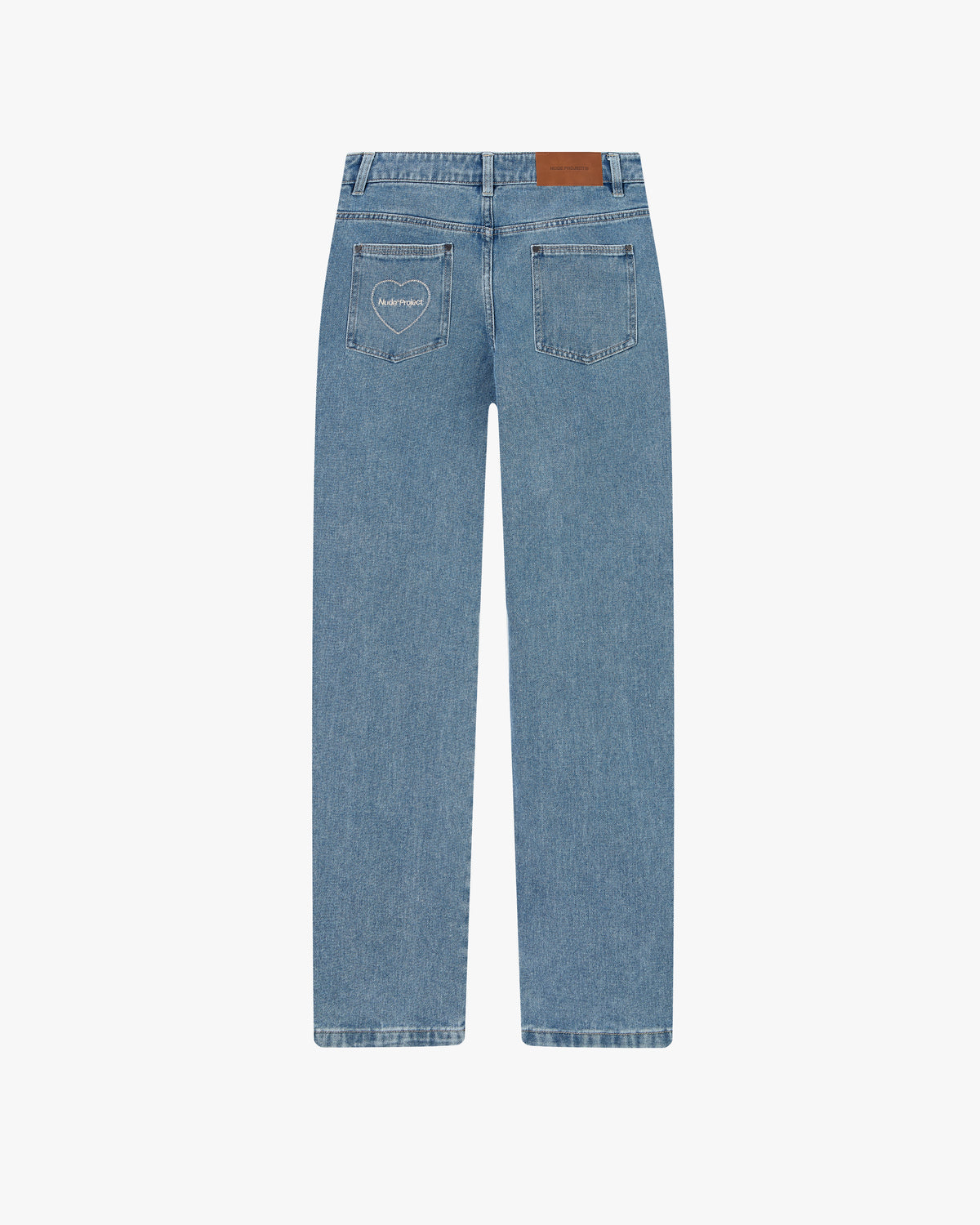 Basic Straight Jeans Blue