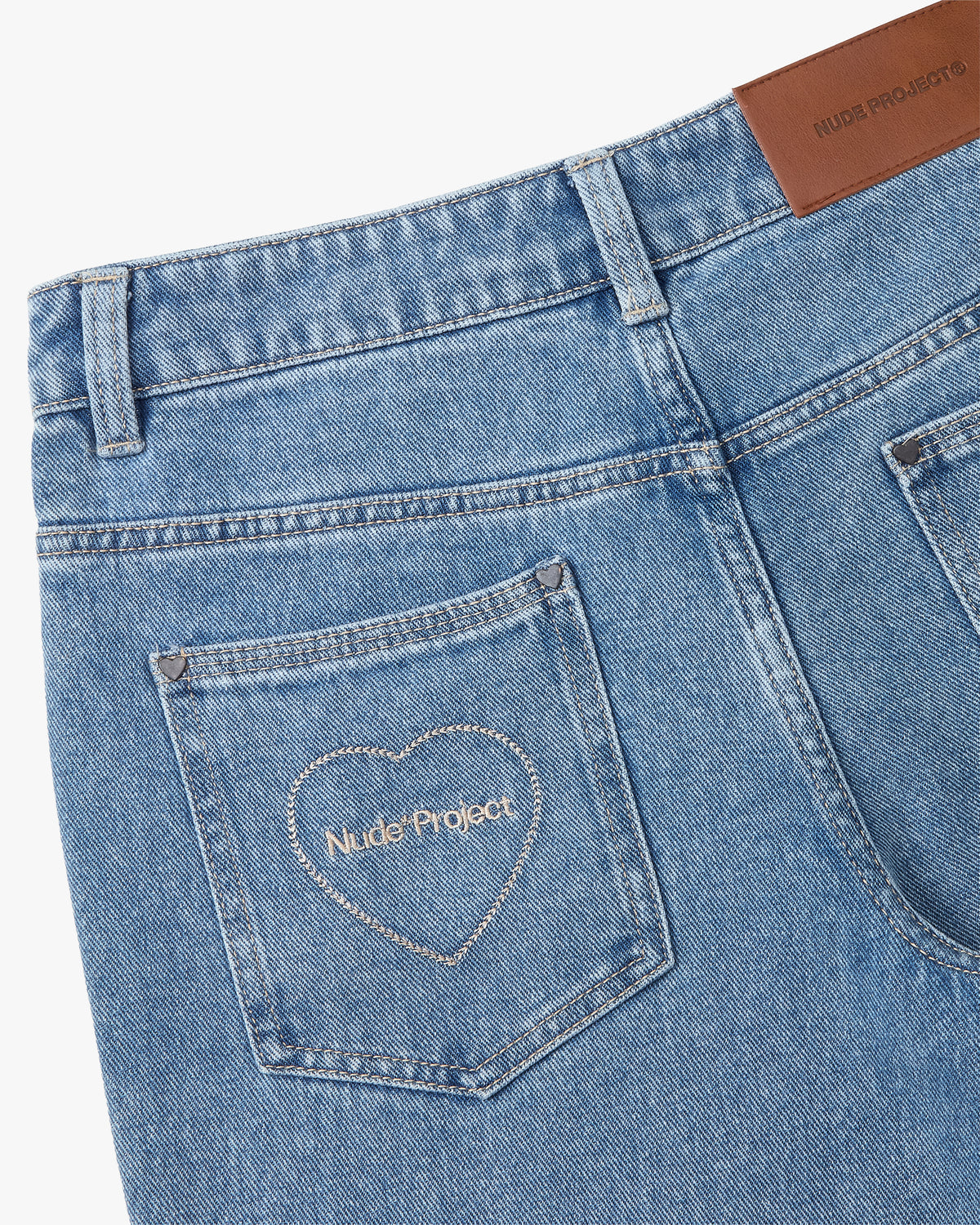 Basic Straight Jeans Blue