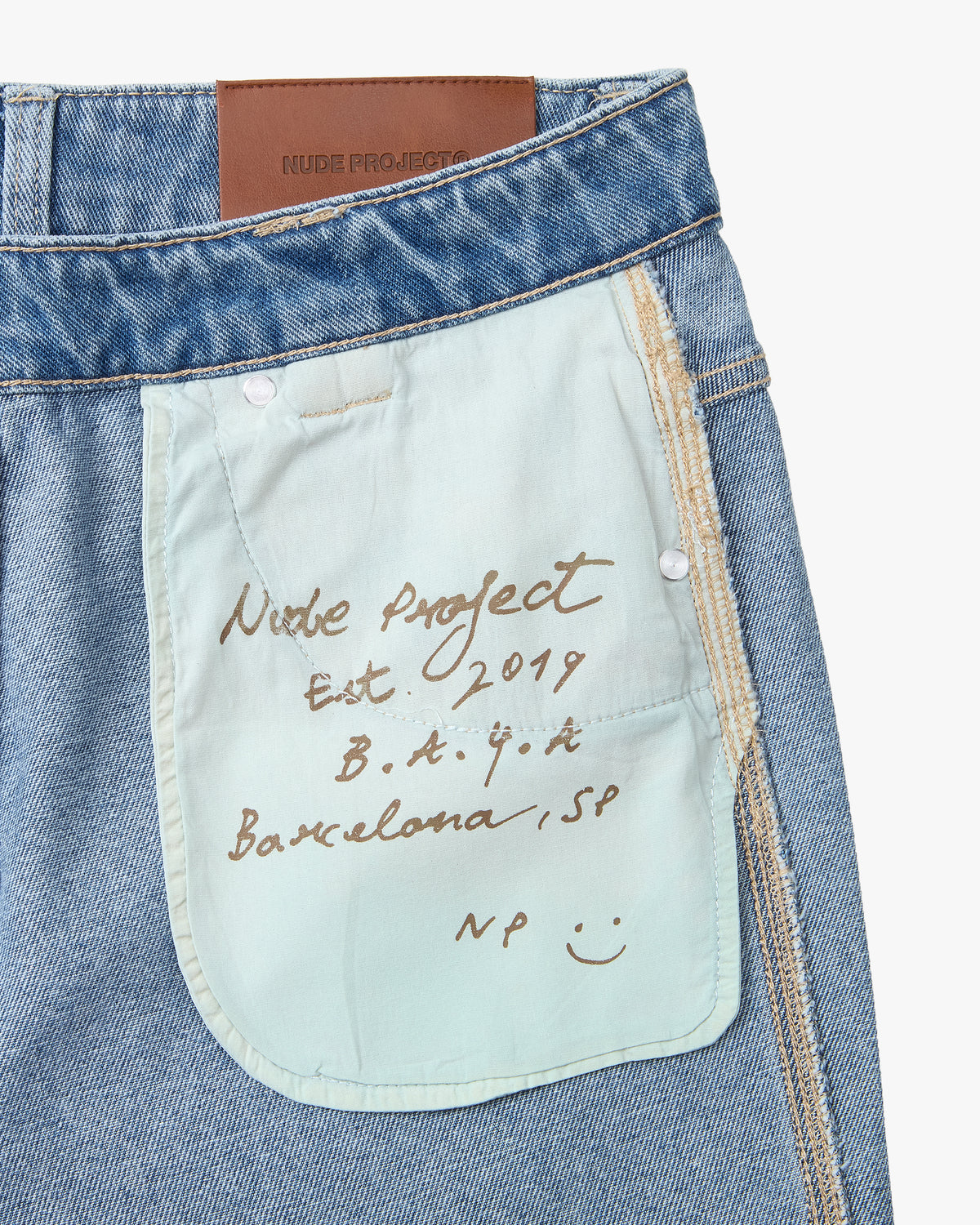 Basic Straight Jeans Blue