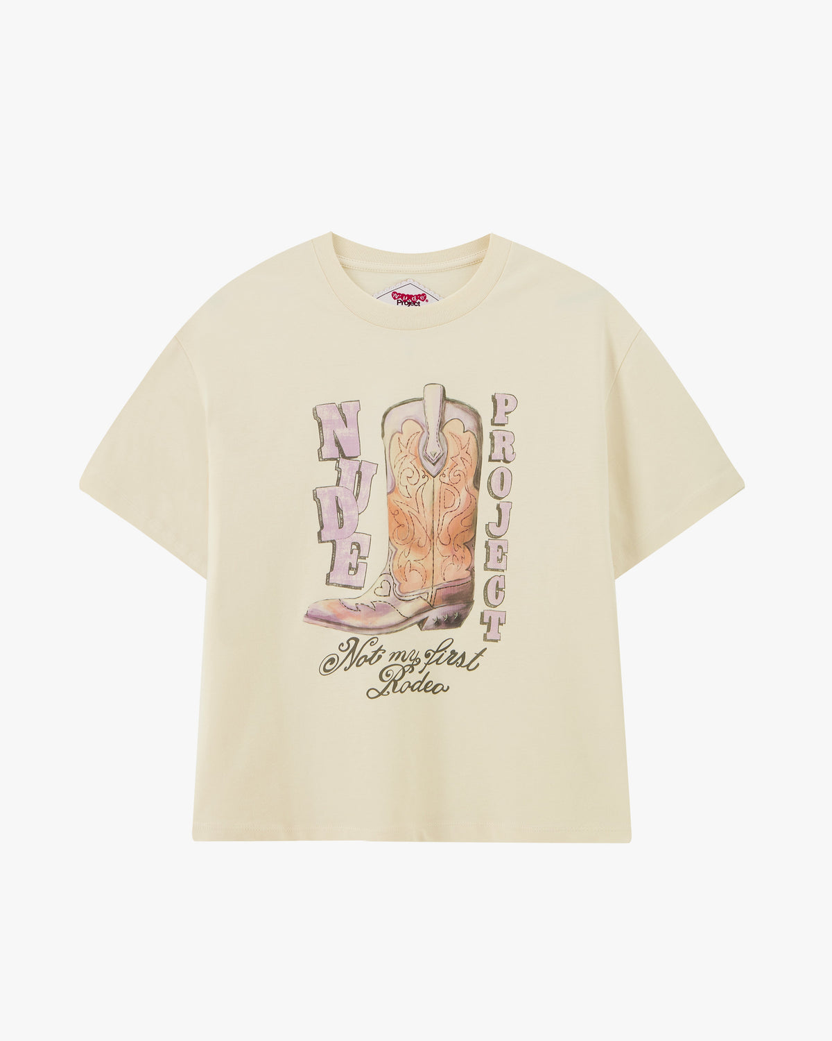 Yeehaw Tee Marshmallow