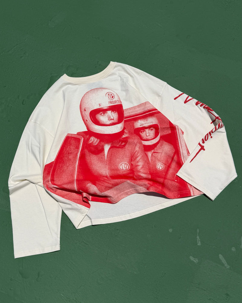 Rally Long-Sleeve Tee Red