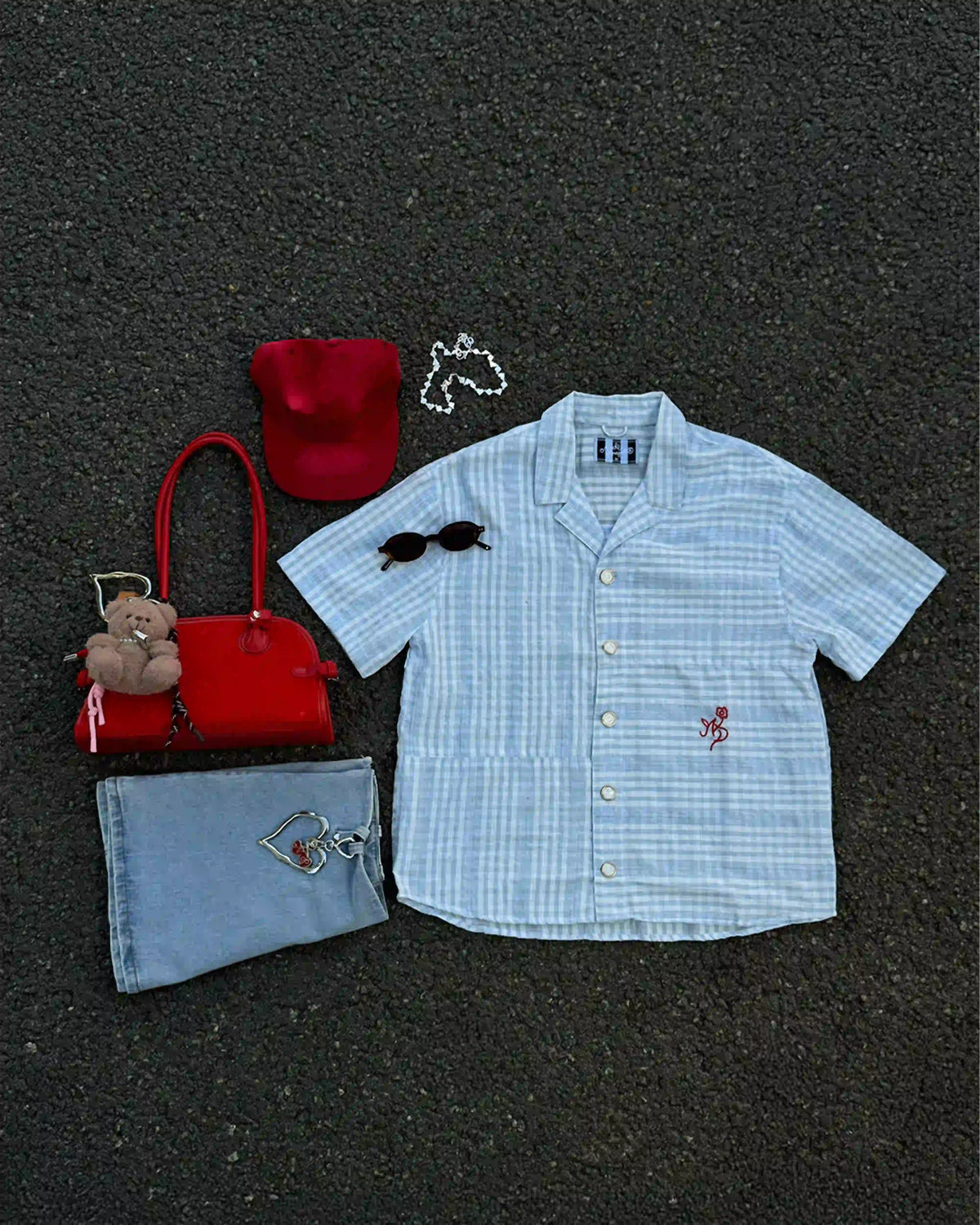 Block Shirt Baby Blue