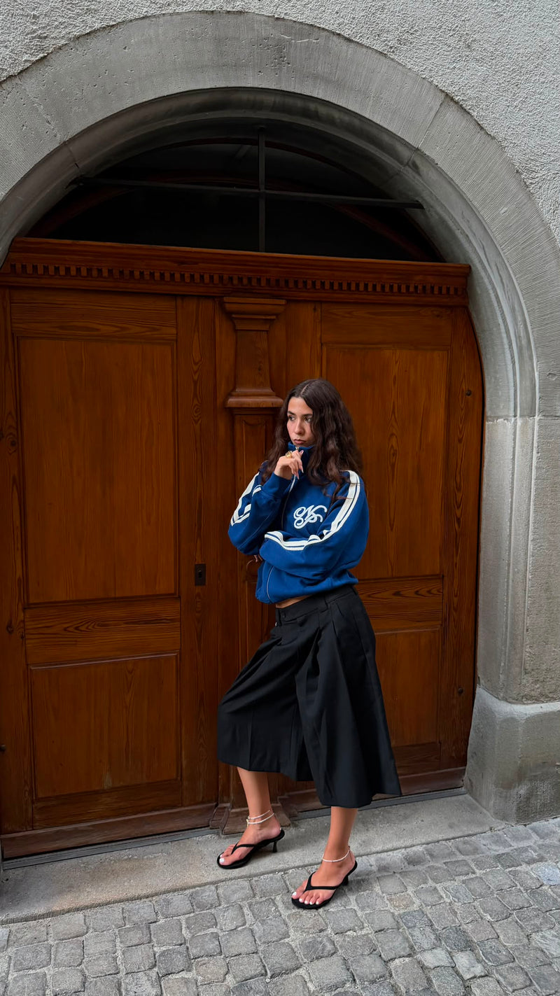Ying-Yang Zip-Up Navy