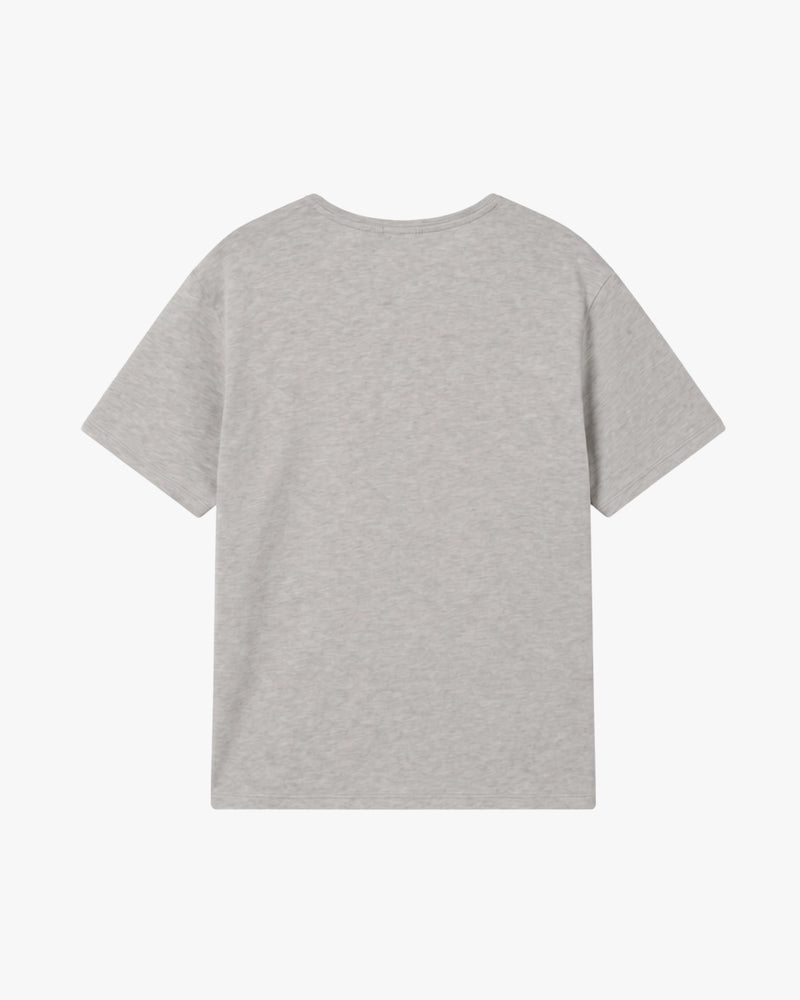 Henley Neck Tee White/Grey 2xPack