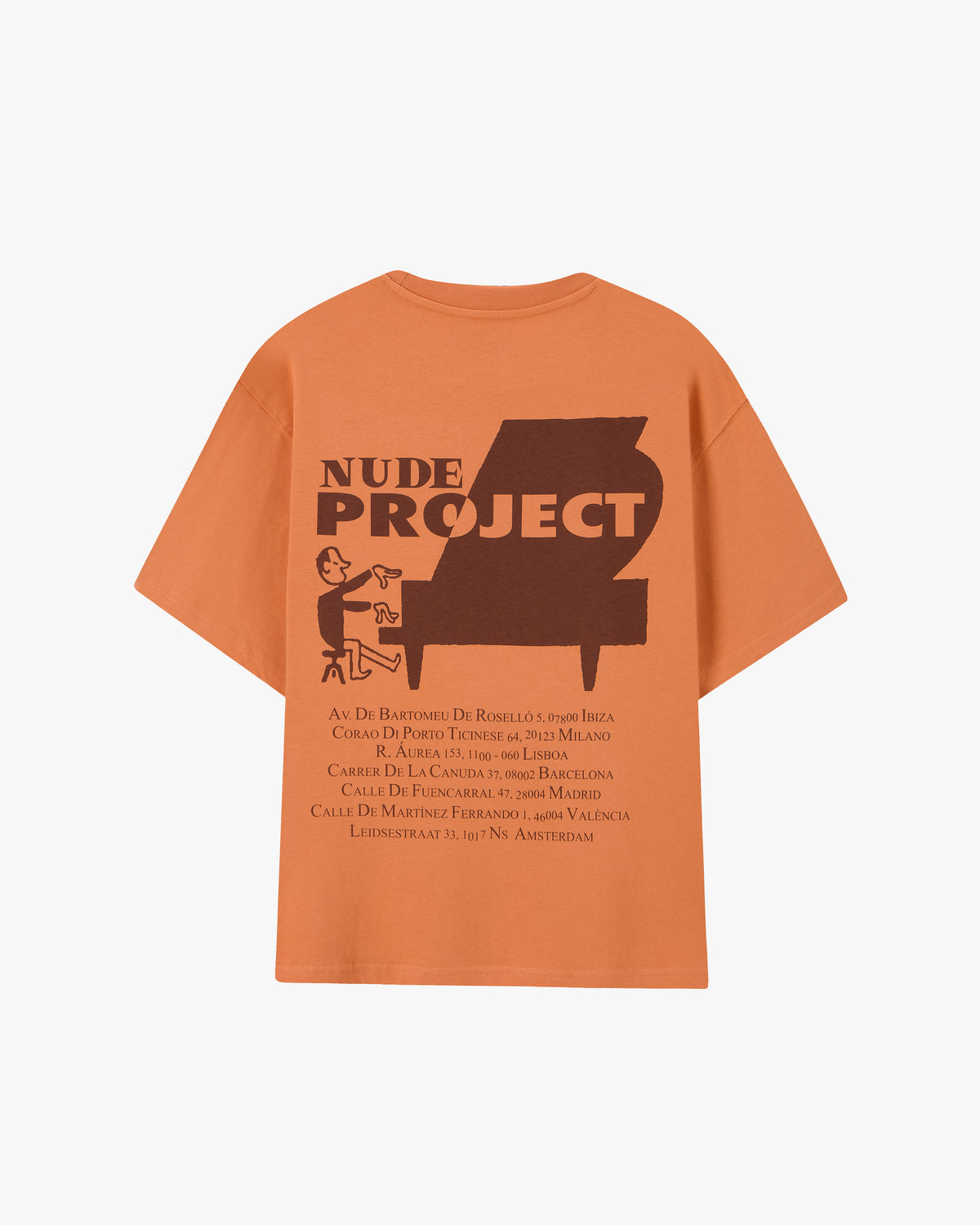Piano Tee Orange