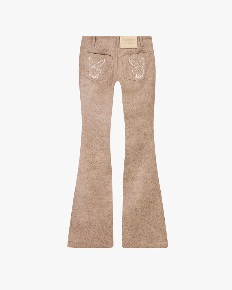 Pantalones Bootcut Playboy Dorados