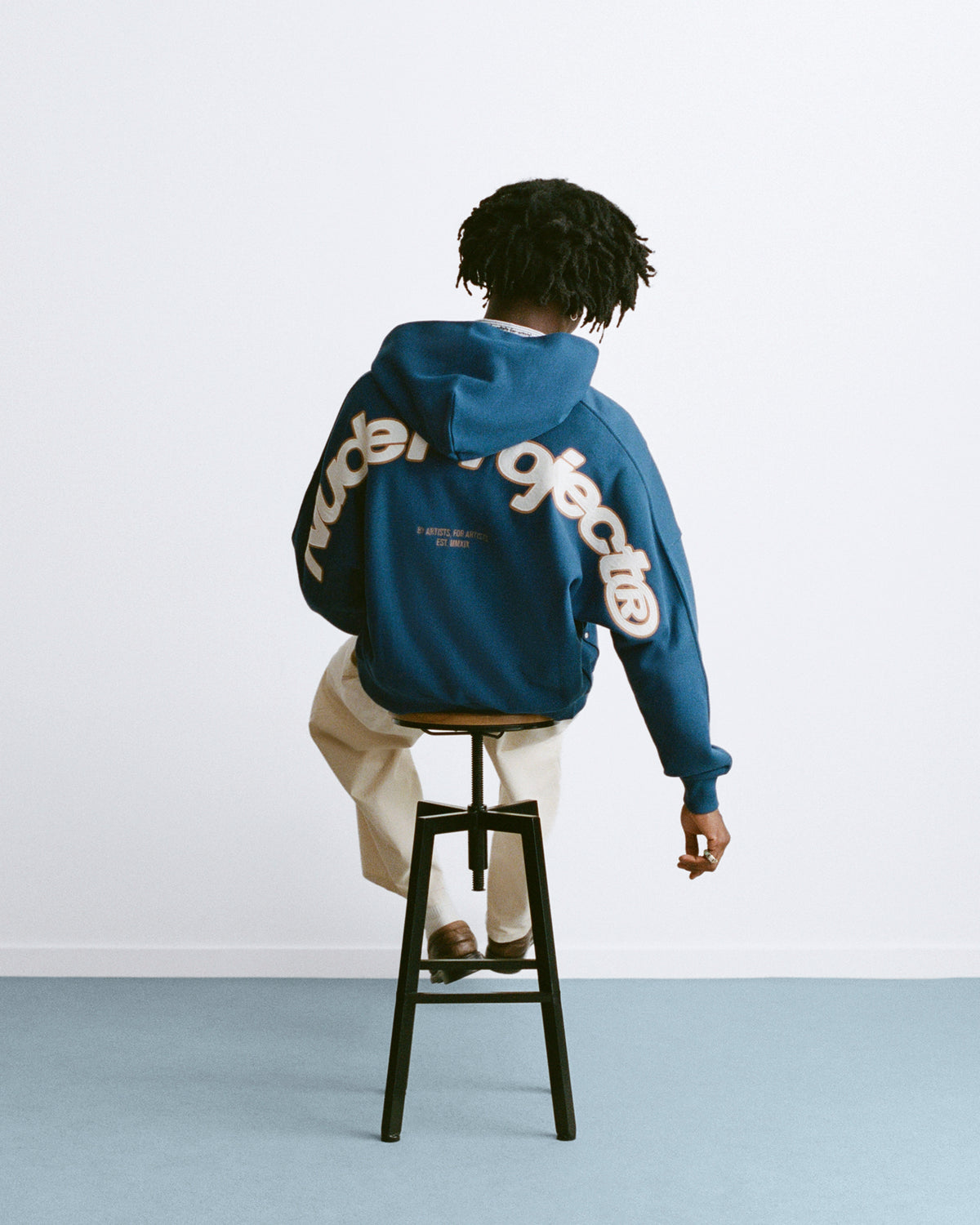 Beast Zip-up Hoodie Petrol Blue