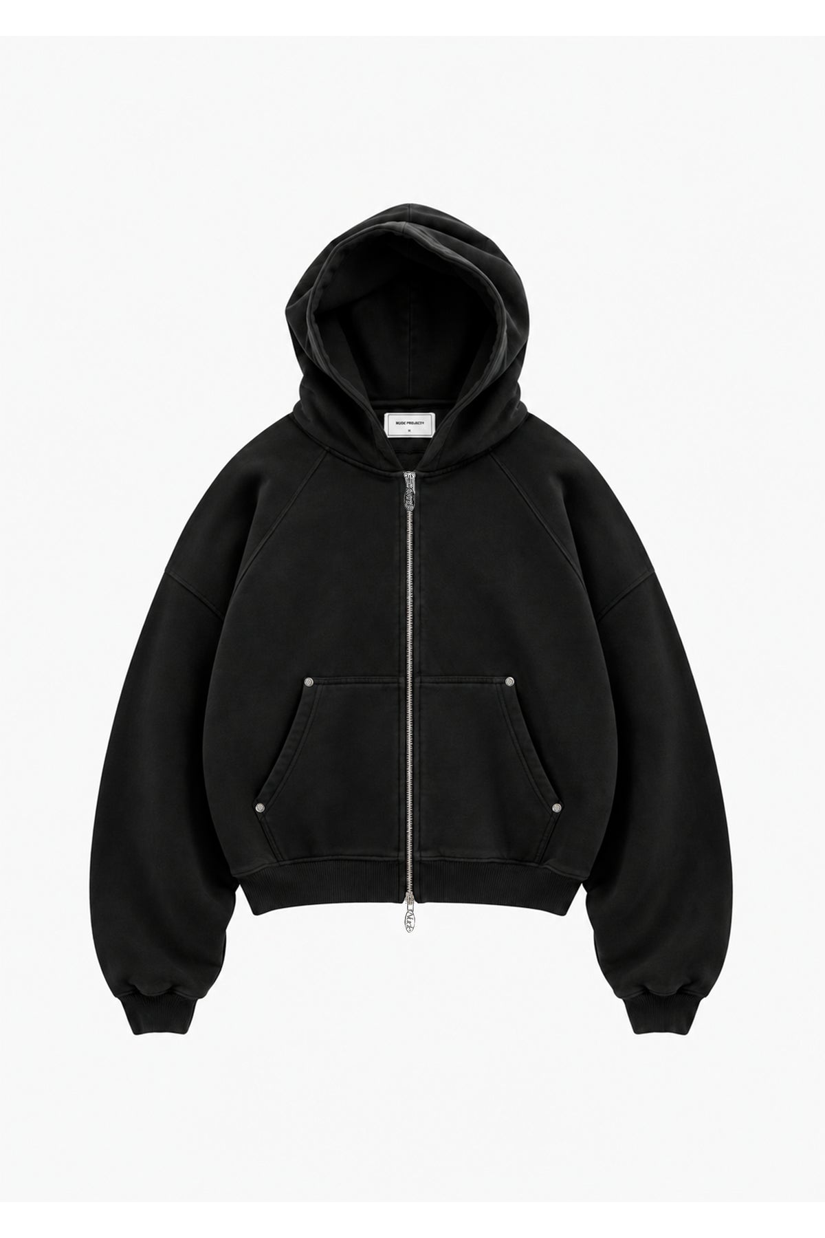 Beast Zip-up Hoodie Black