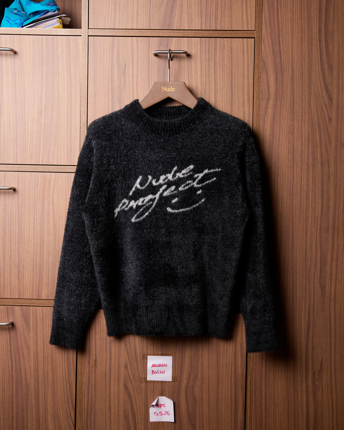 Gradient Cozy Sweater Black