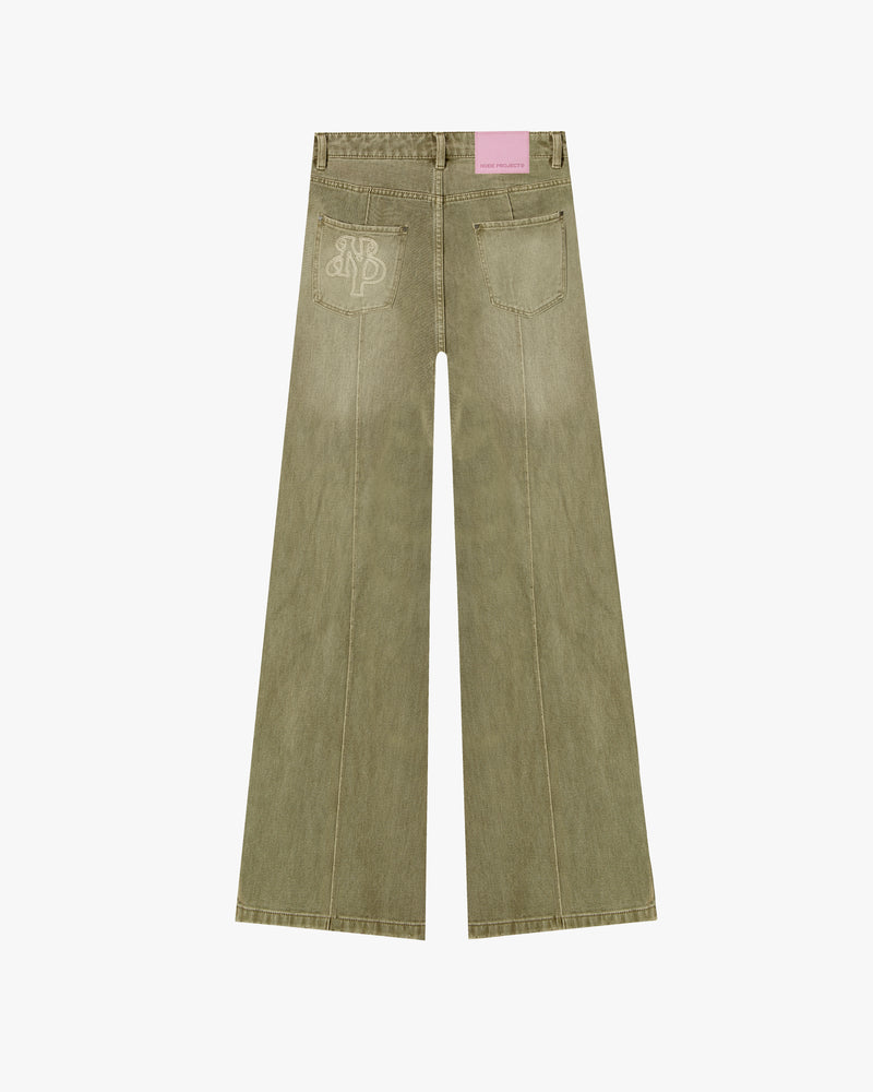 PANTALÓN BOOTCUT VERDE