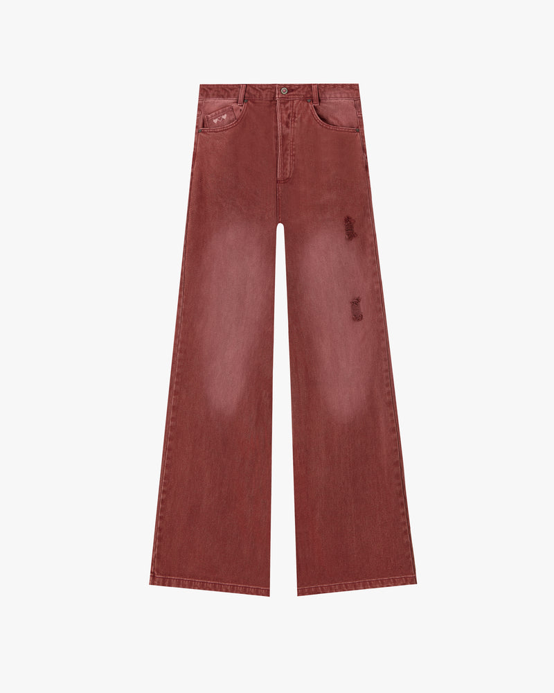 PANTALÓN BOOTCUT ROJO