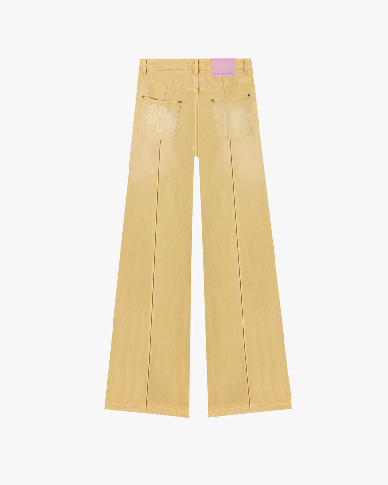 PANTALÓN BOOTCUT AMARILLO