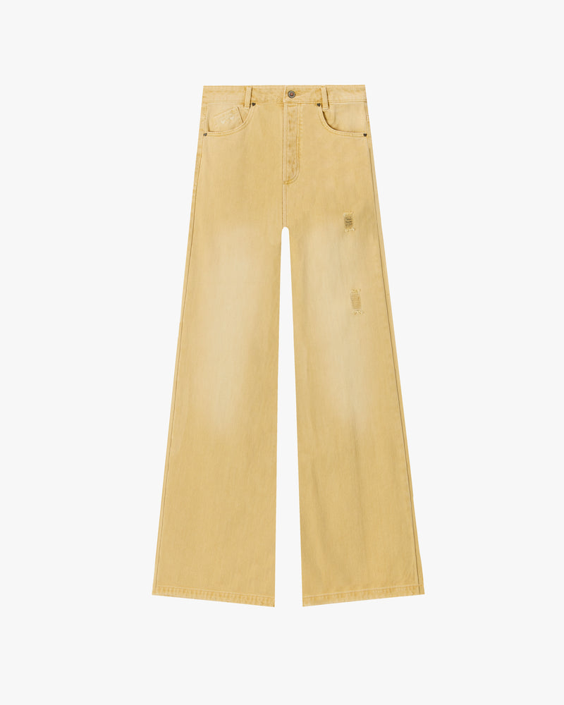 PANTALÓN BOOTCUT AMARILLO