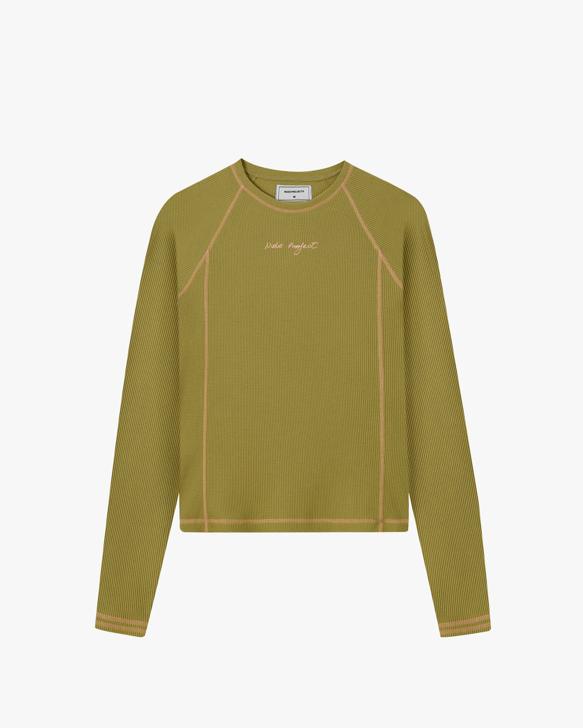 Waffle Long-Sleeve Tee 2 Pack Green/Blue