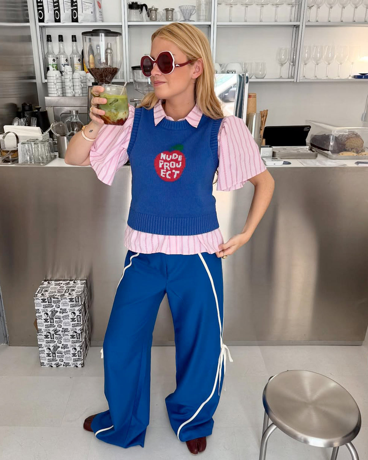 Jersey Cutie Apple Vest Azul