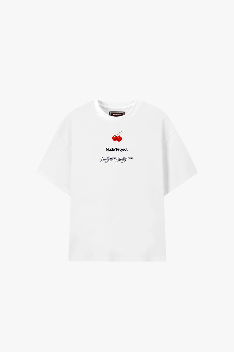Nude Tour Tee White