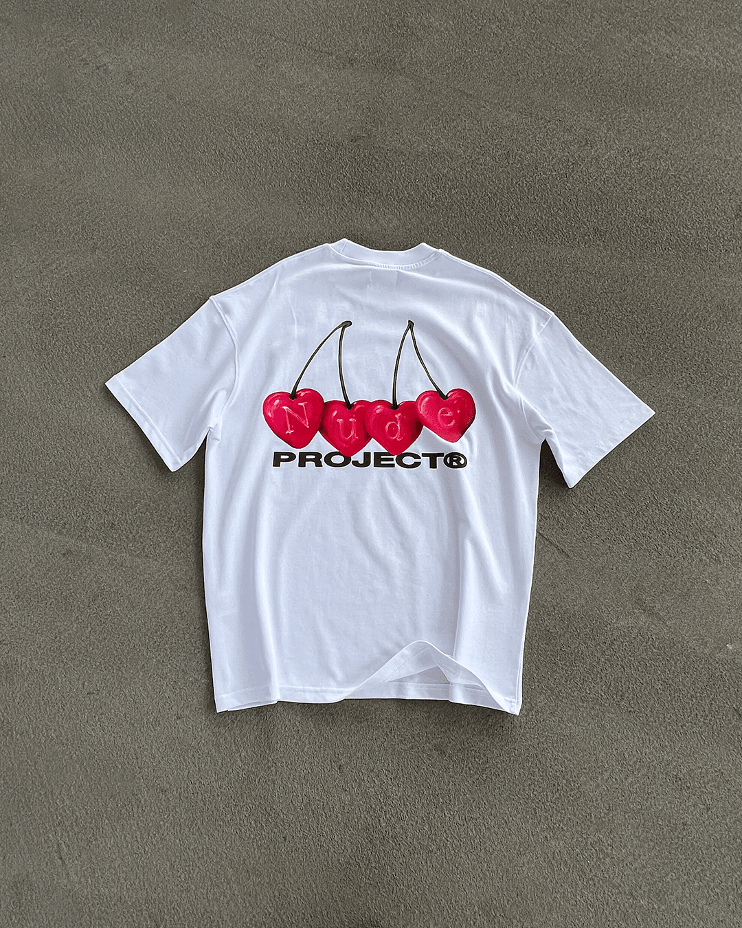 Cherry Tee White