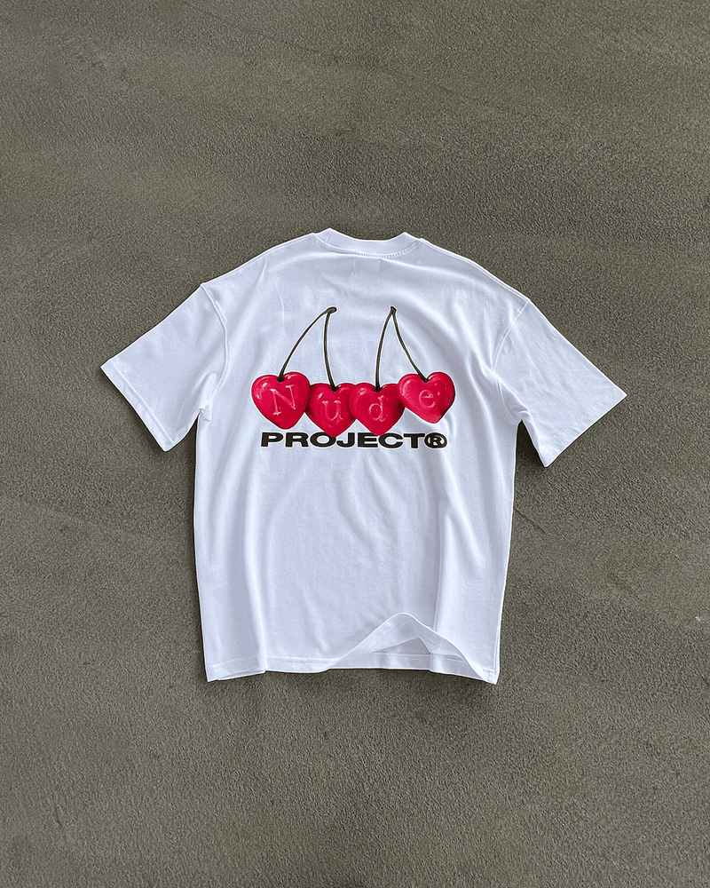 Cherry Tee White