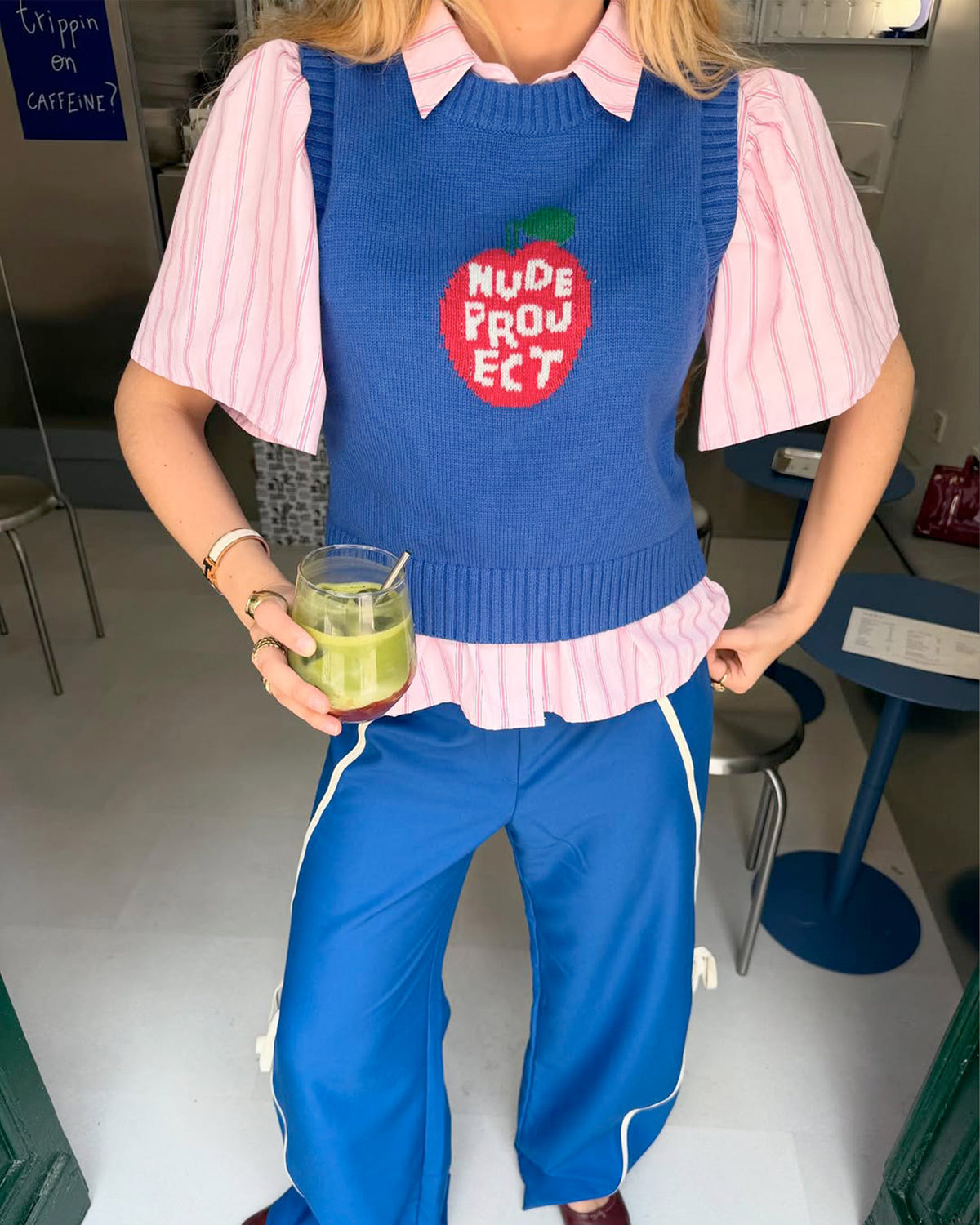 Jersey Cutie Apple Vest Azul