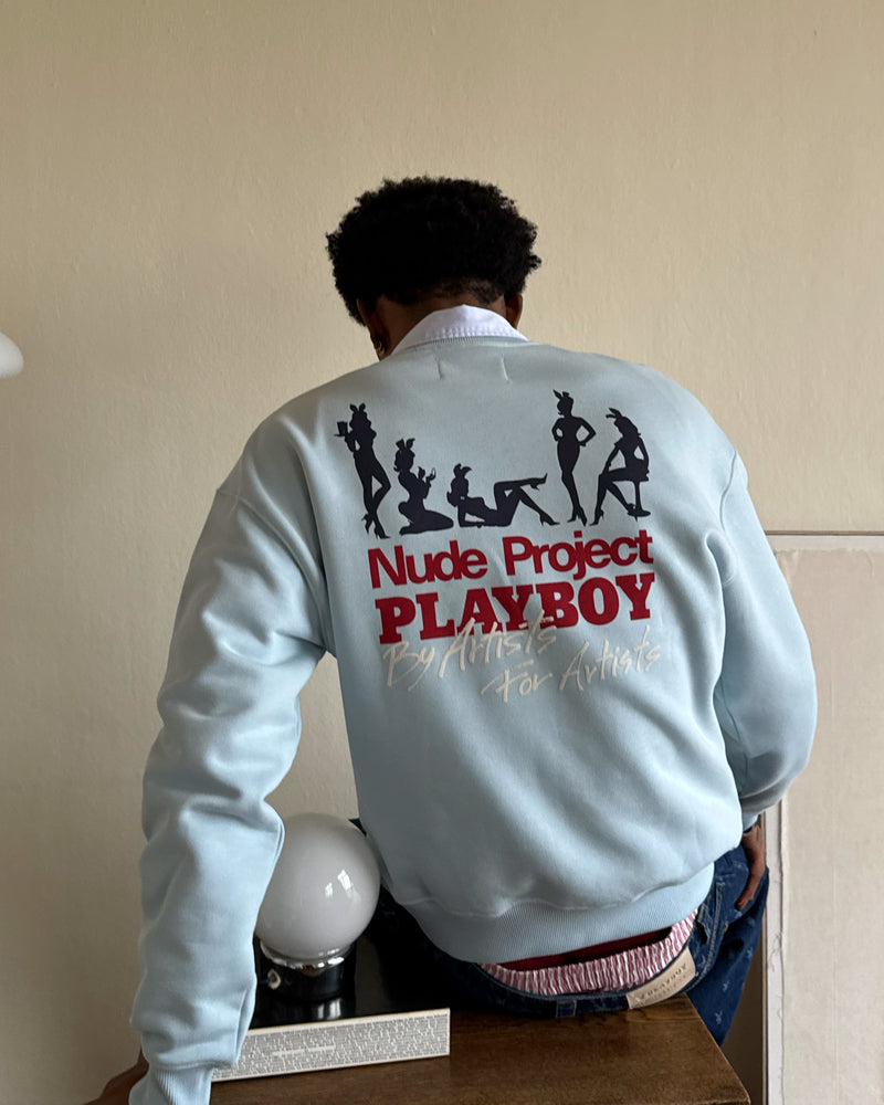 Moonlight Sweatshirt Baby Blue