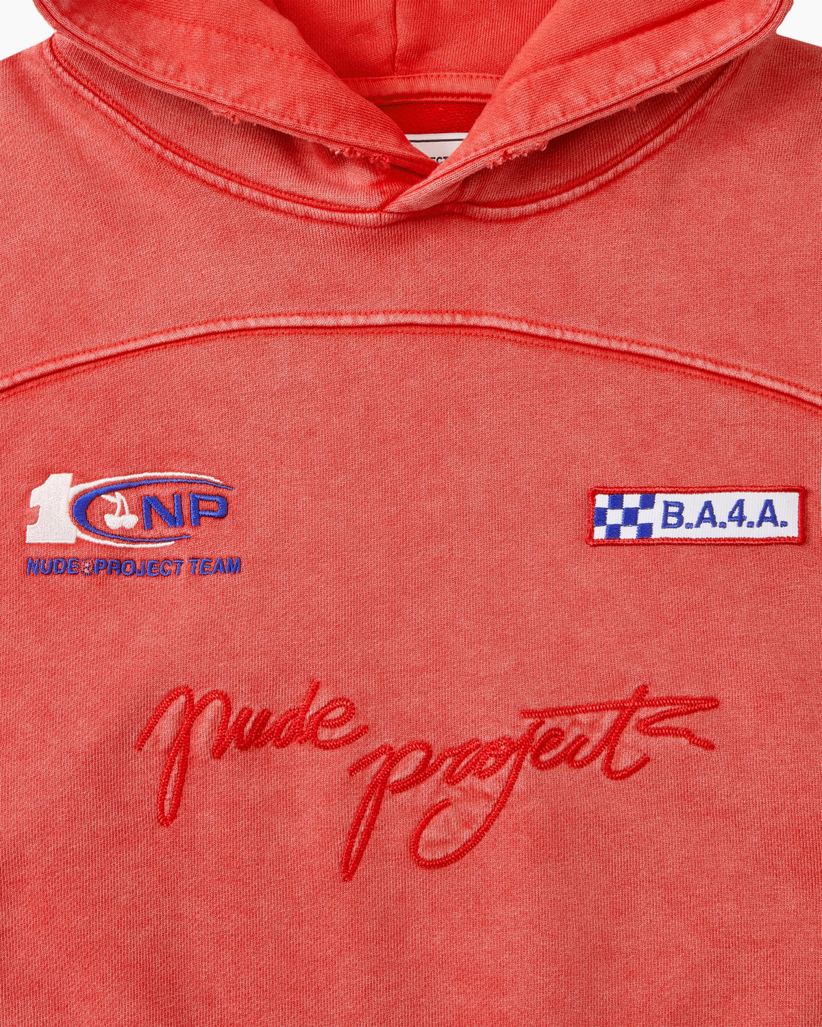 Fuel Hoodie Washed Red