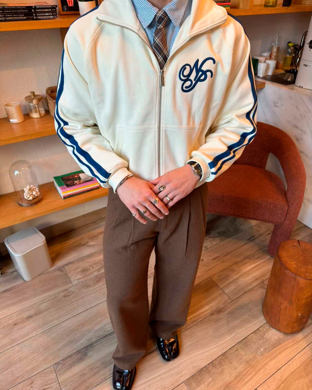 Ying-Yang Zip-Up Marshmallow