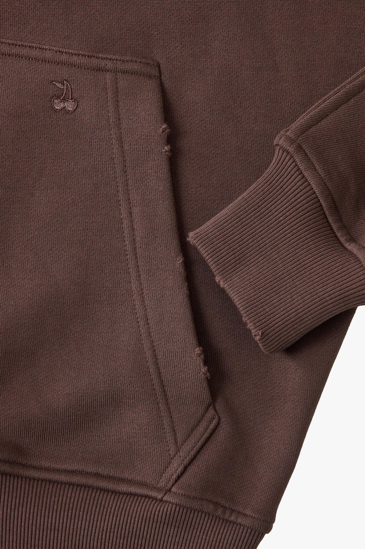 Marble Hoodie Brown