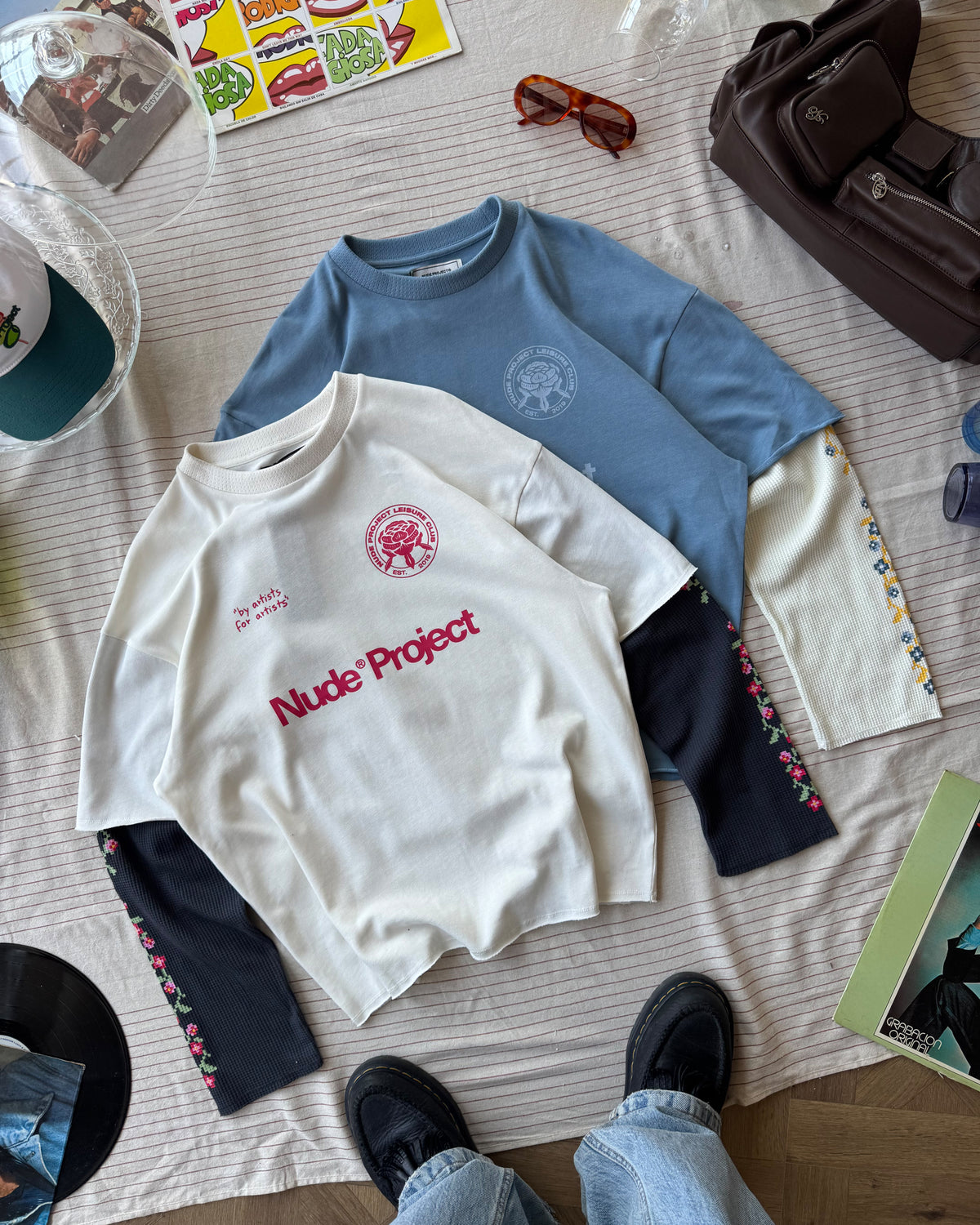 Patty Waffle Longsleeve White