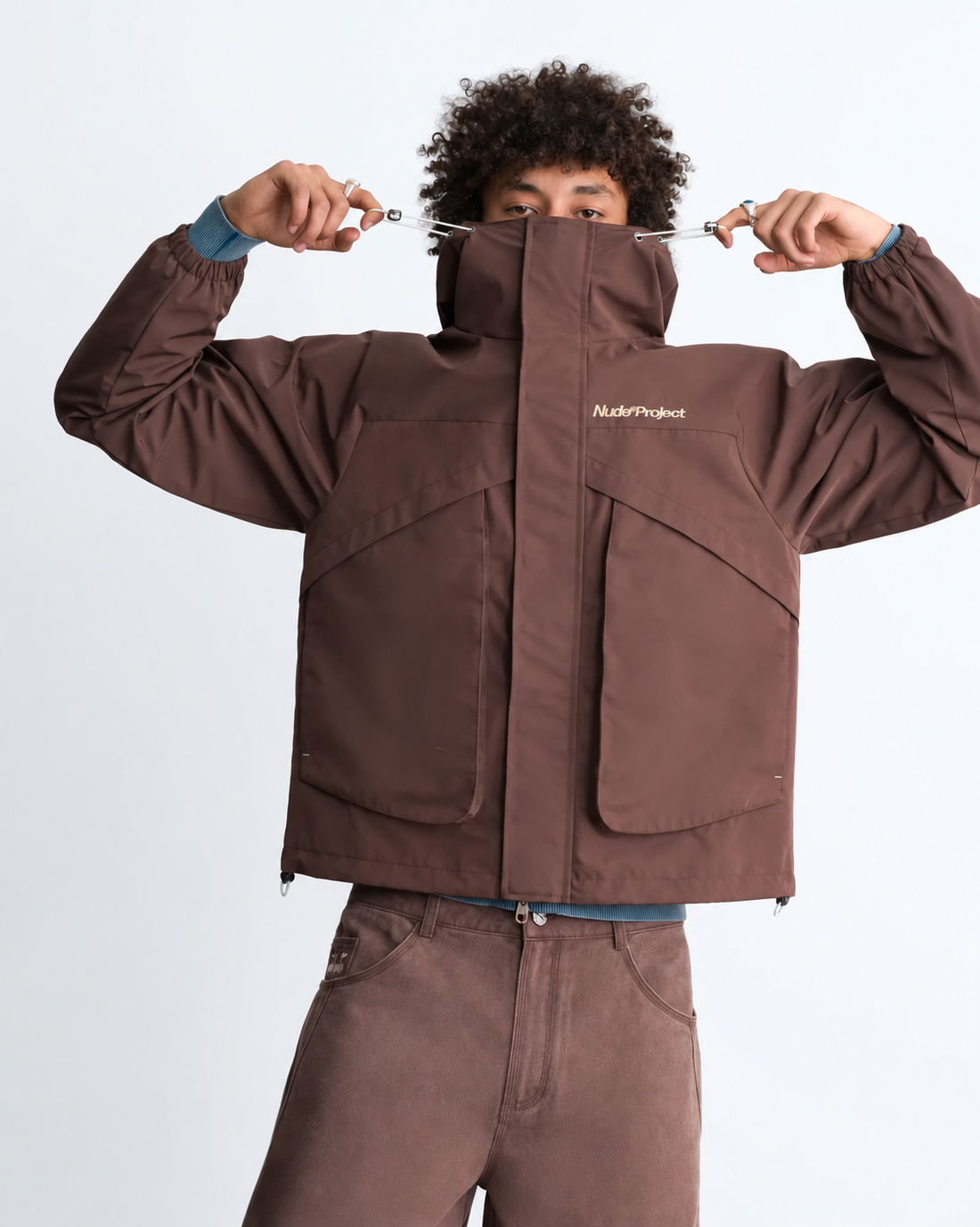 Windbreaker Jacket Brown