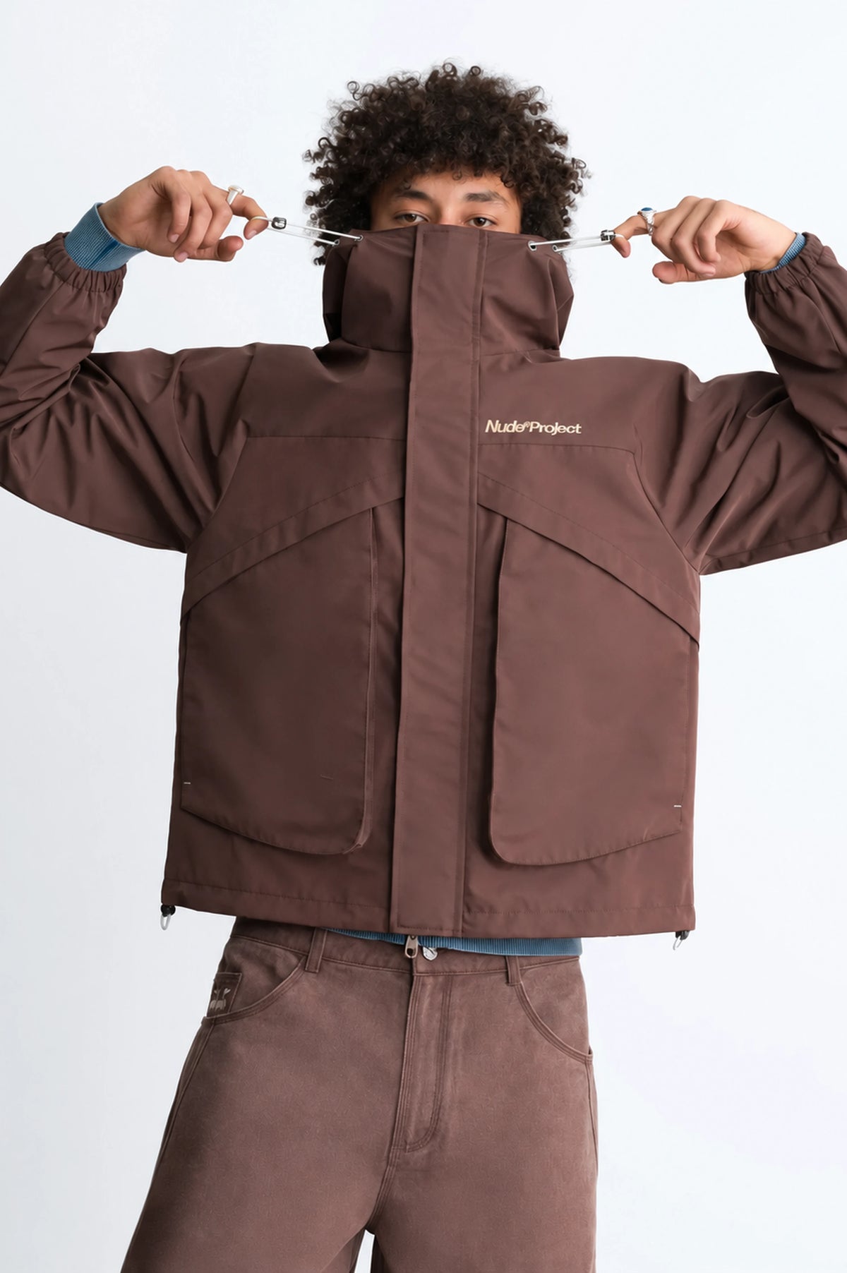 Windbreaker Jacket Brown