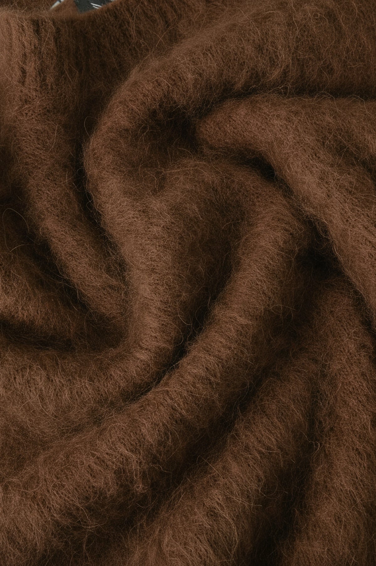 Alpaca Knit Sweater Brown