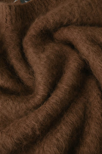 Alpaca Knit Sweater Brown
