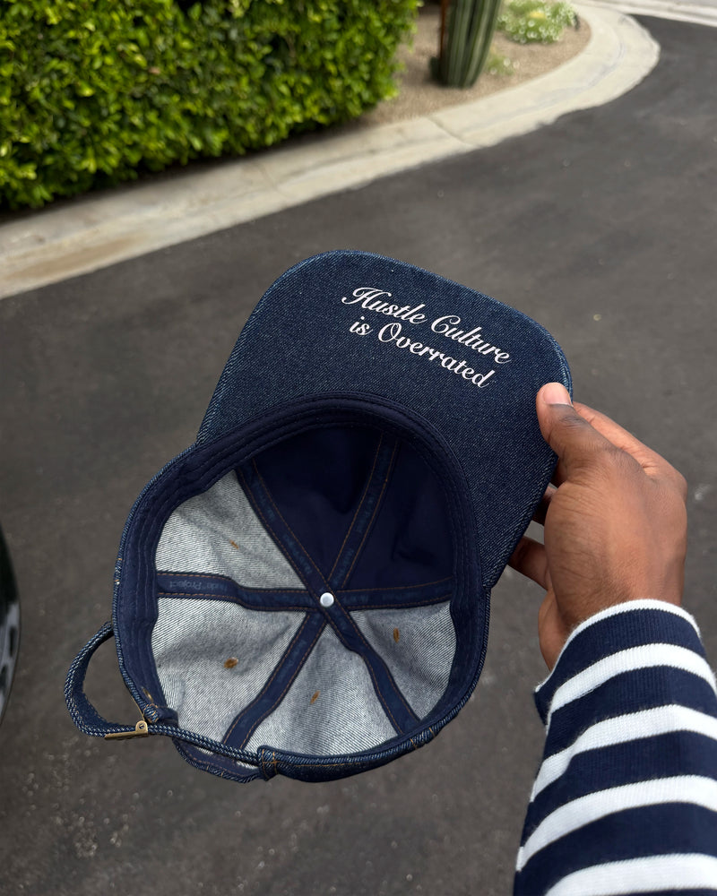 Script Denim Cap