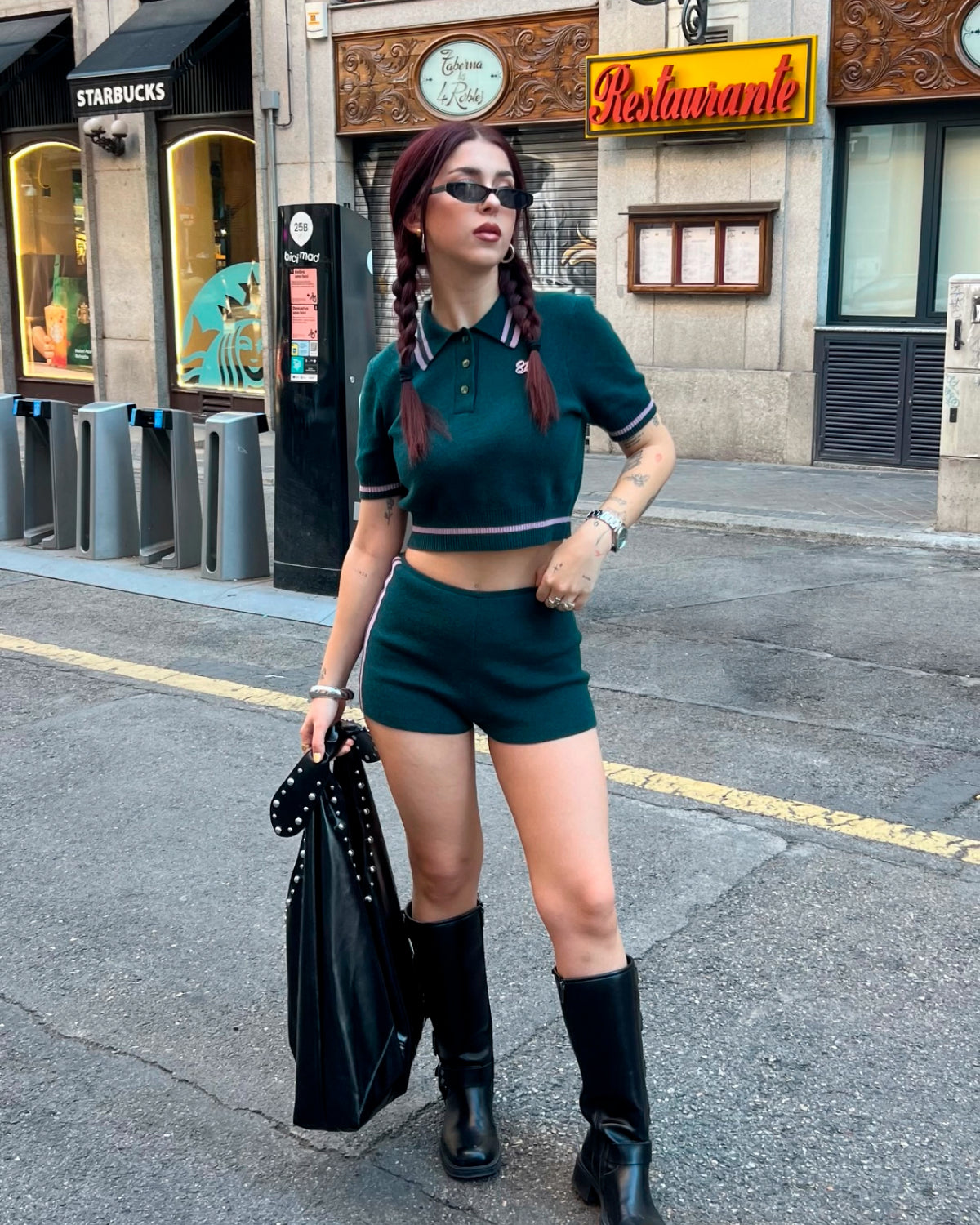 Bacuri Knit Culotte Green