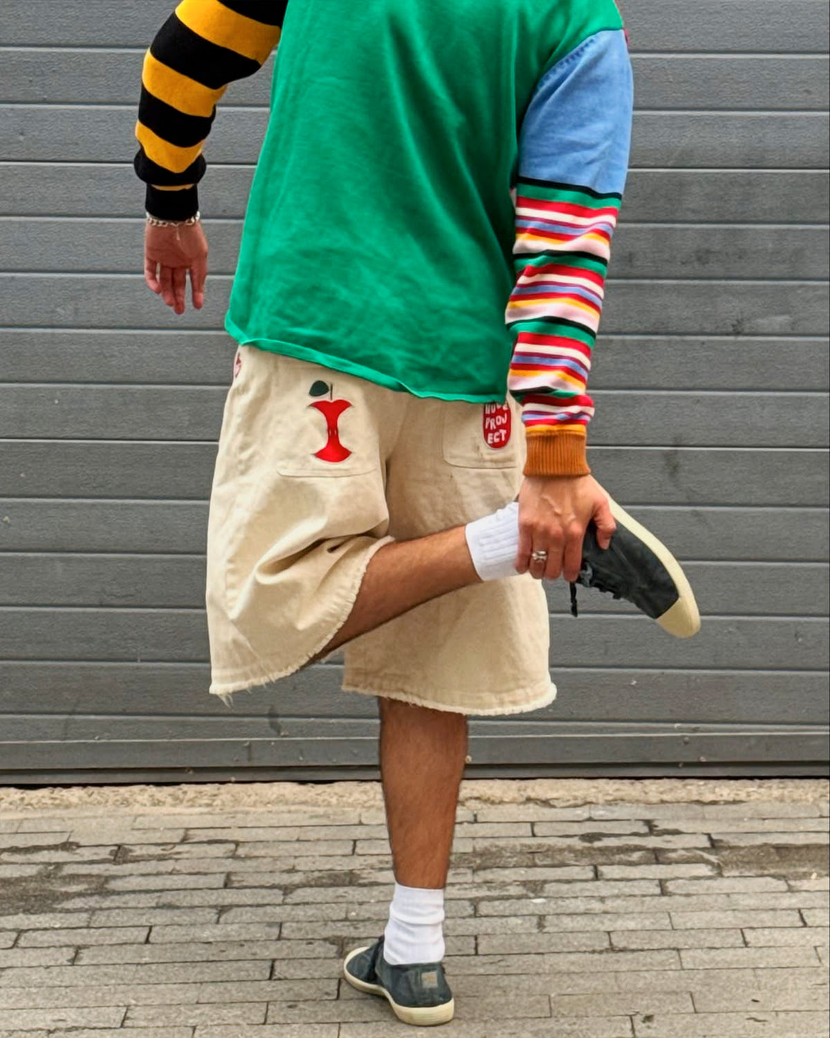 Pantalón Corto Apple Crew Denim Raw