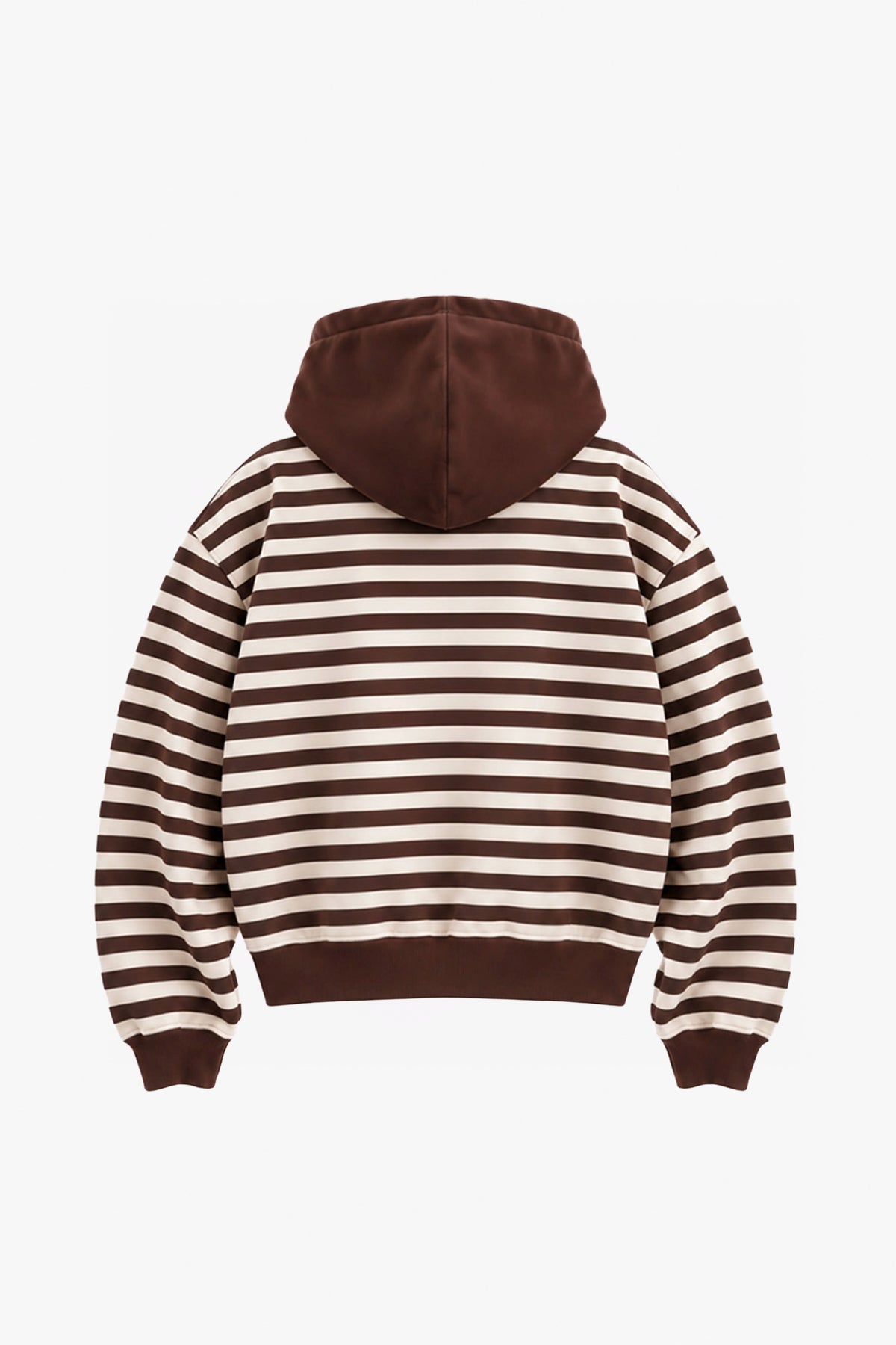 Clyde Zip-Up Hoodie Brown