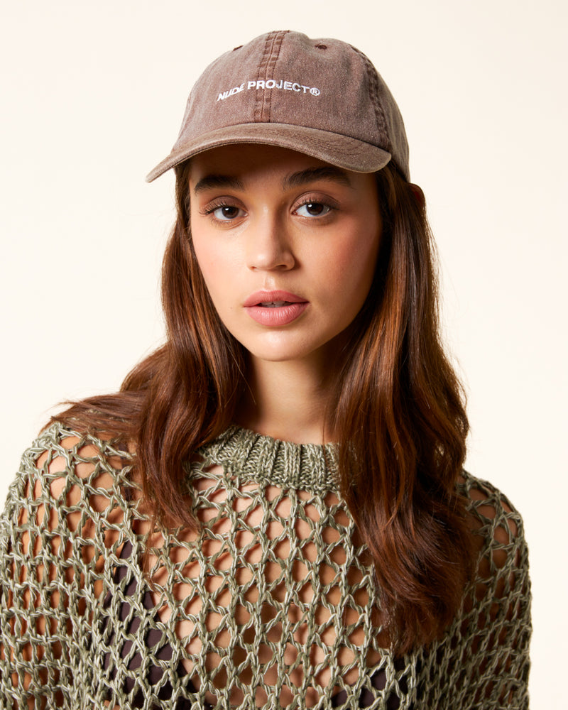 CREW HAT WASHED BROWN