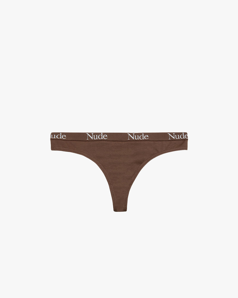 CLASSIC THONG BROWN